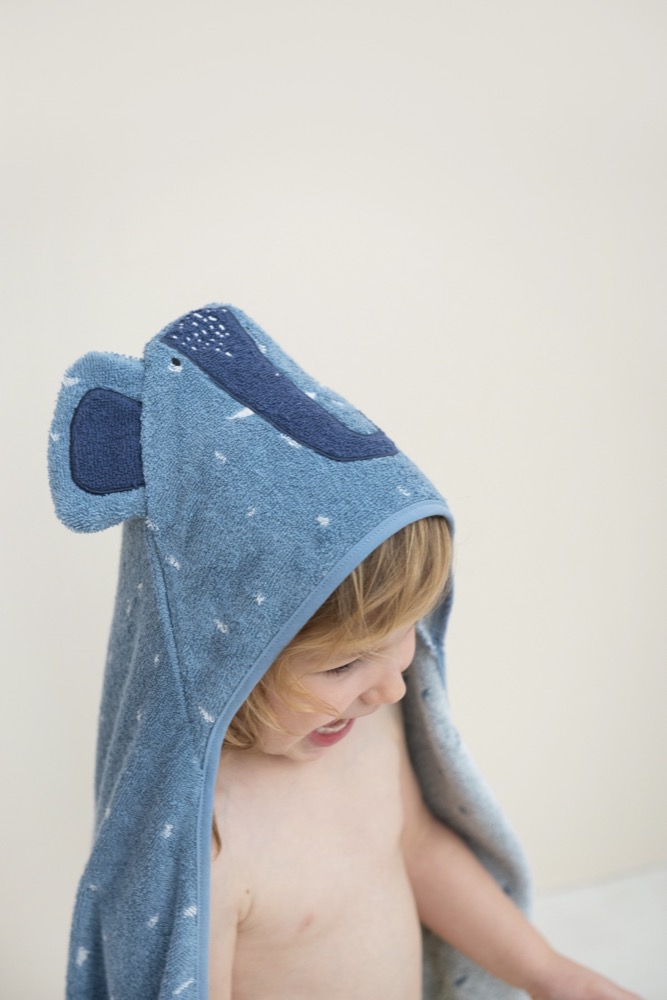 Hooded towel | 75x75cm - Mrs. Elephant